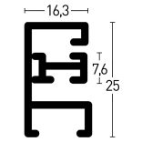 215250 Matt fekete