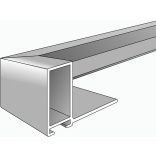 Zuzmó keret 38*38 matt ezüst