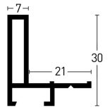 26282 Eloxált fekete matt ezüsttel