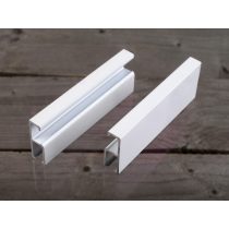 Standard képakasztó sín fehér - 3 m