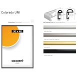 Colorado UNI arany műanyag képkeret 50 x 70 cm