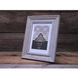 Vintage exkluzív fa  portrékeret 20*30 fehér-megszűnő