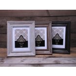 Vintage exkluzív fa  portrékeret 30*40 fekete