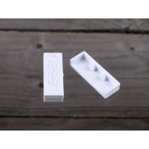 Economy sínzáró fedél - fehér (darabos kiszerelés)