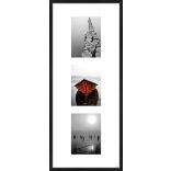 Gallery Junior 30x74 matt fekete 3x13x18 ablakos