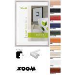 Zoom képkeret 30*30 ezüst