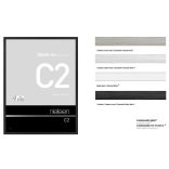 C2 csiszolt matt fekete 50x70