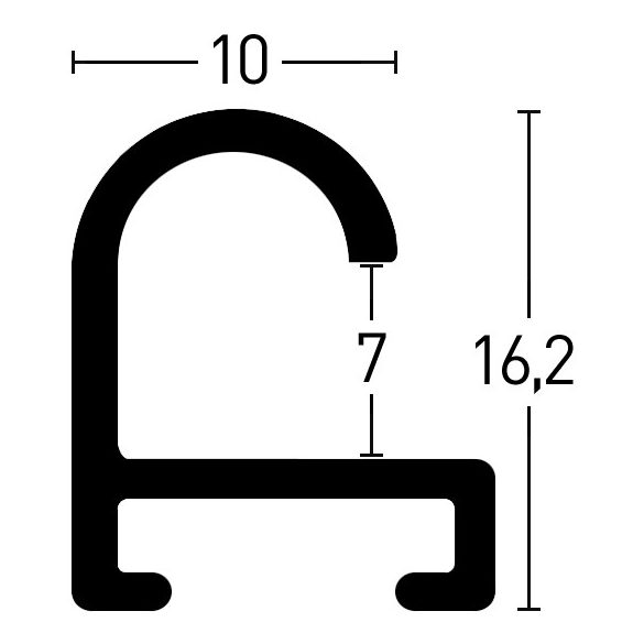7306 Recés szürke