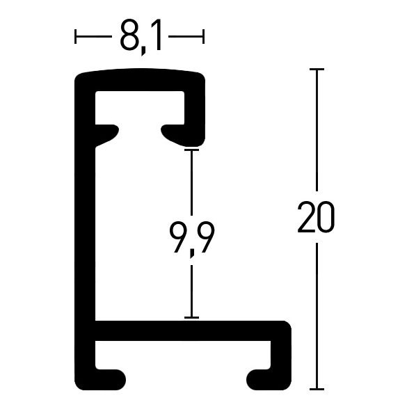 8004 Matt ezüst