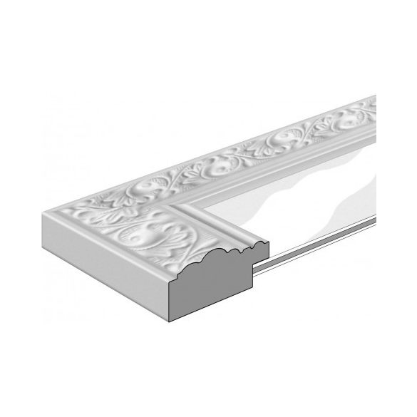 Arabesque exkluzív fa  képkeret 15*20 fekete